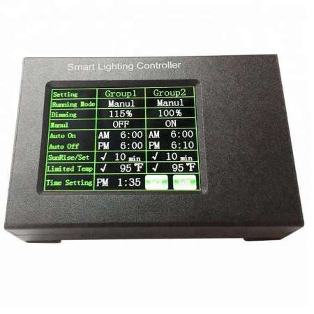 Mini 0-10V Controller Dimmers Easily Remote Monitor Timing Setting for Grow Light Ballast and Grow Led